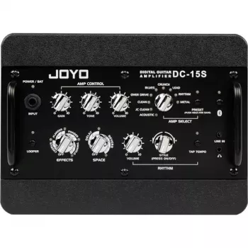 JYO JOYO DC-15S 15W Wzmacniacz gitarowy z Bluetooth, akumulatorem, 9 modelami wzmacniacza, 6 efektami, automatem perkusyjnym, looperem, tunerem