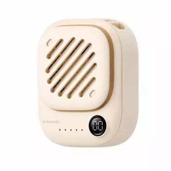 AEL Aecooly Click 01 Mini Przenośny Wentylator Naszyjny - Beżowy