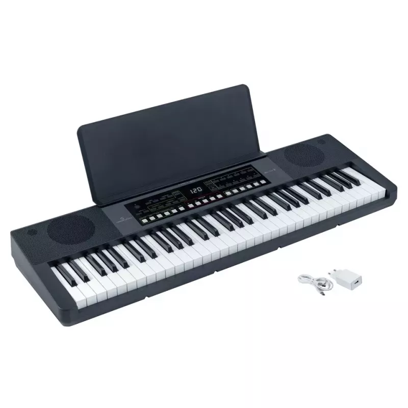 Klawiatura KYL Soundsation KeyLi-61 - 61 czułych na dotyk klawiszy, 300 brzmień, USB-MIDI, czarna
