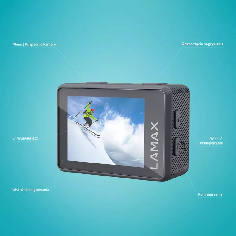 LAMAX X3.2 4K Action Camera 2 inch Wi-Fi 12MP