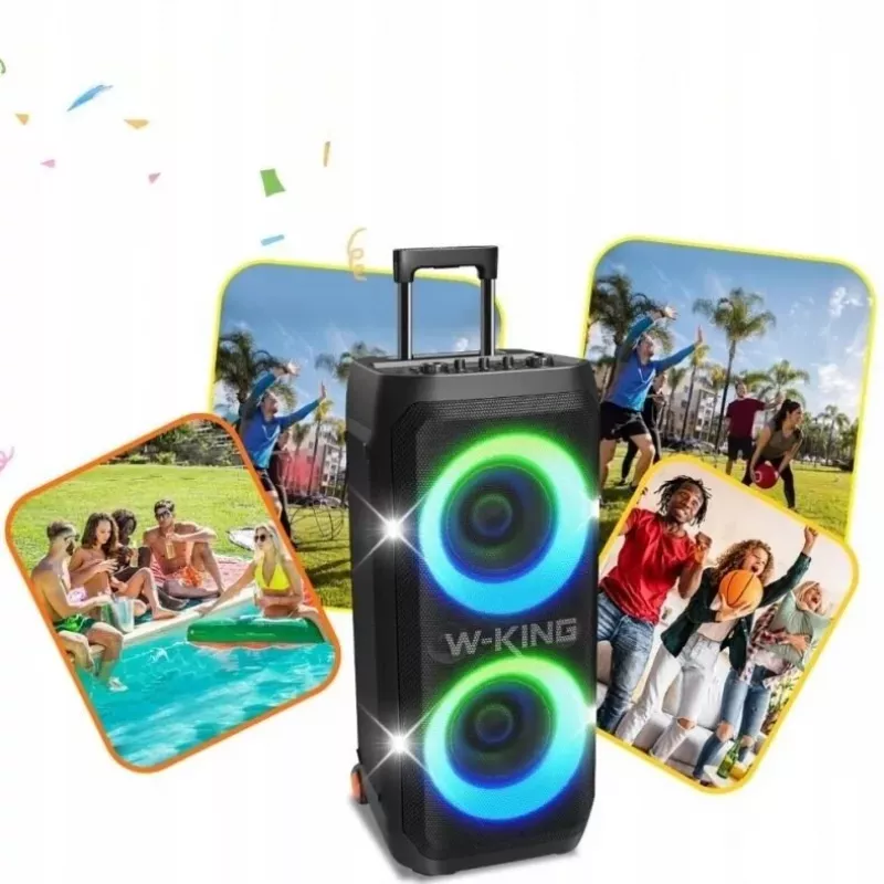 W-KING T12 Bezprzewodowy Głośnik Bluetooth – Czarny