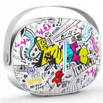 Głośnik Bluetooth W-KING T8II – Muzyka, 50W, IPX5, Power Bank 10000mAh