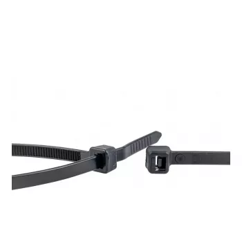 WKK Black UV-Stabilized Cable Tie 200x4.8mm 100 szt.