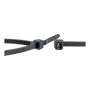 WKK Czarna opaska kablowa stabilizowana UV 370x4,8mm 100 sztuk
