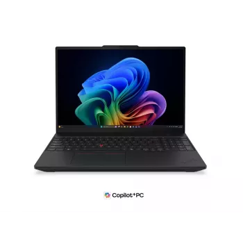 Lenovo ThinkPad T16 G5 Intel Laptop - 16 inch WUXGA IPS Anti-Glare, Intel Core Ultra 7 355, 32GB LPDDR5X, 512GB SSD, Intel Graphics, Windows 11 Pro, Wi-Fi 7, Bluetooth 5.4, Czarny