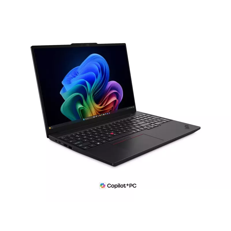 Lenovo ThinkPad T16 G5 Intel Laptop - 16 inch WUXGA IPS Anti-Glare, Intel Core Ultra 7 355, 32GB LPDDR5X, 512GB SSD, Intel Graphics, Windows 11 Pro, Wi-Fi 7, Bluetooth 5.4, Czarny