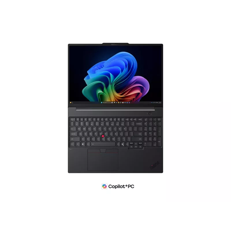 Lenovo ThinkPad T16 G5 Intel Laptop - 16 inch WUXGA IPS Anti-Glare, Intel Core Ultra 7 355, 32GB LPDDR5X, 512GB SSD, Intel Graphics, Windows 11 Pro, Wi-Fi 7, Bluetooth 5.4, Czarny