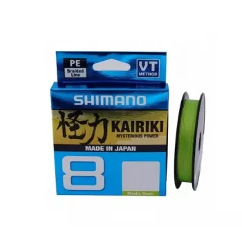 SHIMANO Kairiki 8 Żyłka Pleciona 0.060mm 150m 5.3kg Mantis Green