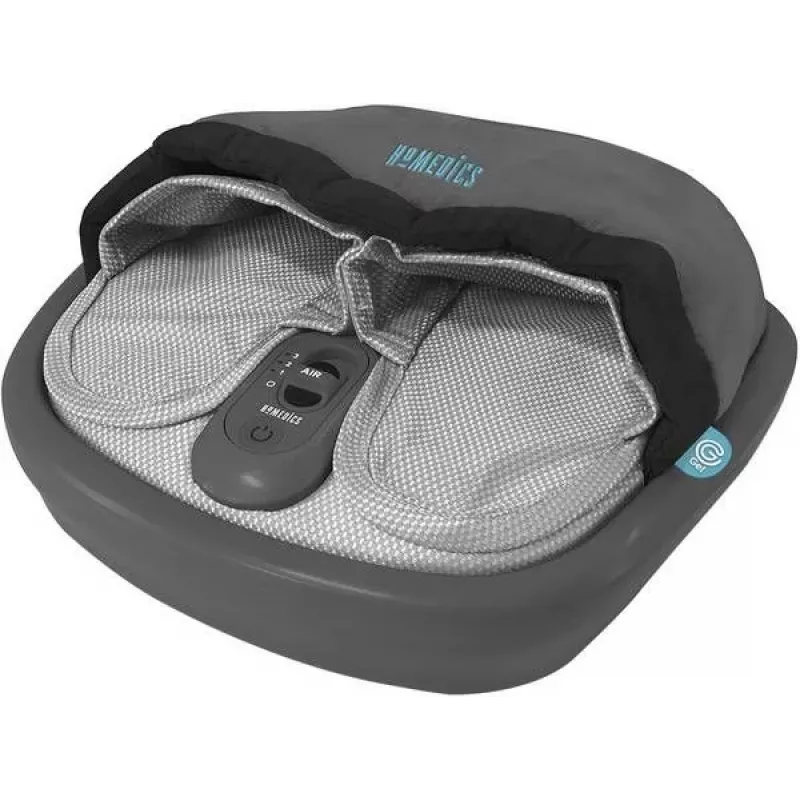 Homedics GSF-500H-EU Shiatsu Masażer Stóp z Funkcją Ciepła, Szary/Czarny