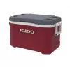 Igloo Latitude Cool Box 52 49L, czerwony