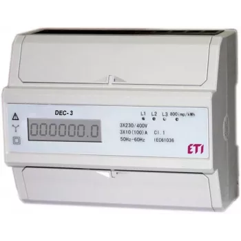 ETI Trójfazowy Modułowy Licznik Energii Elektrycznej DEC-3 3x230/400V 80A MID