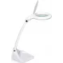 MAUL MAULiris LED Lupa Biurkowa, 3 Dioptrie (1,75x), Soczewka 127 mm, 760 lm, 6500 K, 9 W, Biały