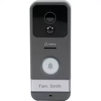 Olympia Video Doorbell VDB 824YA (6024) Full HD 1080p Wi-Fi Smart Doorbell z Noktowizją, Dwukierunkowym Audio, IP54