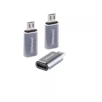 Intenso USB-C na Micro-USB Adapter C480M, Czarny, 480 Mb/s
