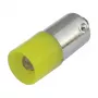 Scharnberger 37404 LED Indicator Lamp R10x25mm Ba9s 24-28V AC/DC White