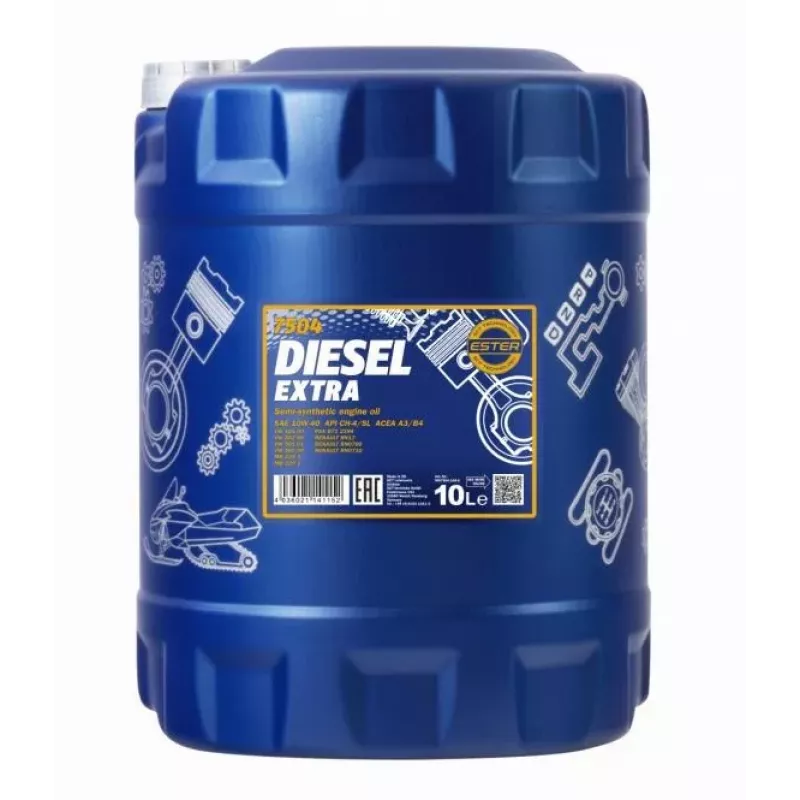 MANNOL Diesel Extra 10W-40 7504, Pojemność 10L