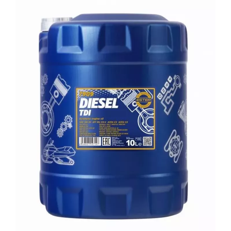 Mannol Diesel TDI 5W-30 7909, 10L Fully Synthetic Engine Oil