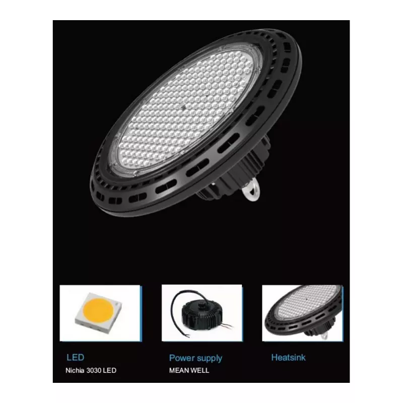 SYNERGY21 Synergy 21 LED Spot Pendant Light UFO 236W do zastosowań przemysłowych/magazynowych NW 120° DIM