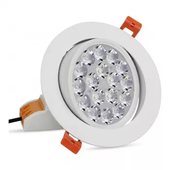 MIBOXER FUT062 9W Okrągły Smart Panel LED RGB+CCT z RF i Wi-Fi, Obrót, 720lm, 2700K-6500K, Biały