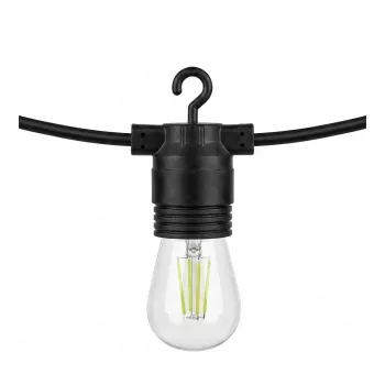SYNERGY21 LED Retrofit E27 S14 Pink 2W do lampek girlandowych