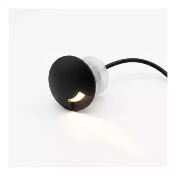 SYNERGY21 LED Reflektor Podłogowy ARGOS Round Segment-2 IP67 Ciepła Biel - Czarny