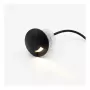 SYNERGY21 LED Reflektor Podłogowy ARGOS Round Segment-2 IP67 Ciepła Biel - Czarny