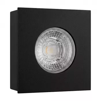 SYNERGY21 Synergy 21 LED Reflektor sufitowy Helios czarny, kwadratowy, rama natynkowa