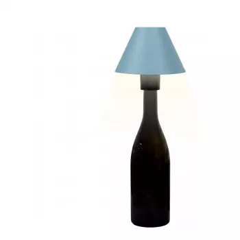 SYNERGY21 Synergy 21 LED Lampa Stołowa z Akumulatorem do Butelek Na Zewnątrz IP54 Dotykowy Ściemniacz Niebieska
