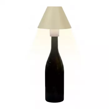 SYNERGY21 Synergy 21 LED Lampa Stołowa Akumulatorowa do Butelek Zewnętrzna IP54 Dotykowy Ściemniacz Żółta