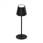 SYNERGY21 Synergy 21 LED Lampa Stołowa Akumulatorowa - Outdoor IP54 - Dotykowy Ściemniacz - Czarny