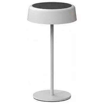 SYNERGY21 LED Lampa Stołowa SOLAR/Akumulator, Zewnętrzna IP54, Dotykowy Ściemniacz, Biała (S21-LED-JT240020)
