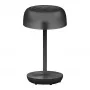SYNERGY21 LED Lampa Stołowa SOLAR/Ładowalna Bateria, Zewnętrzna IP54, Dotykowy Ściemniacz, Przezroczysto-Czarna