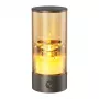 SYNERGY21 LED Tealight Battery Outdoor IPX5 Touch Switch Dimmable Steel Gray