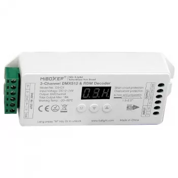 MIBOXER D3-CX LED DMX 3-kanałowy sterownik RGB DMX512