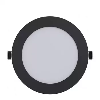 SYNERGY21 LED Ultra Slim LED Panel Light V6 9W Dual White (CCT) Black 24V