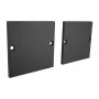 SYNERGY21 LED U-Profile ALU3535 End Cap (Pair) Black