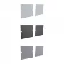 Synergy 21 LED U-Profile ALU3535 End Cap (Pair) Silver