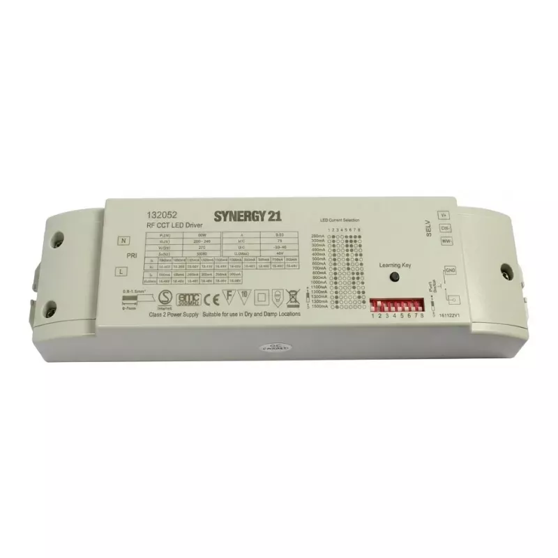 SYNERGY21 LED Controller EOS 05 4-Channel Controller + Power Supply CC 250~1500mA 75W