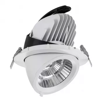 SYNERGY21 LED Downlight 40W Biały, Obrót, Ciepła Biel