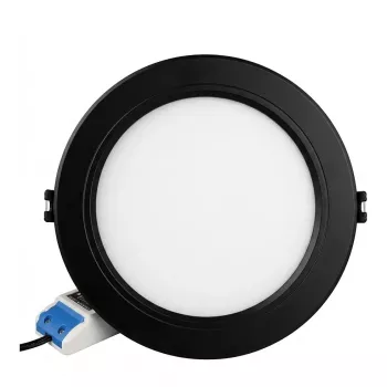 Miboxer Synergy 21 Okrągły Panel LED 6W RGB+CCT z RF i Wi-Fi Czarny (FUT068B)