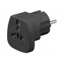 Goobay 94028 Adapter podróżny Typ F Schuko Biały