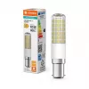 OSRAM LED SPECIAL T 6.5W 827 Clear B15d Tubular LED Lamp, 806 lm, 2700 K, Warm White, Non-Dimmable, Pack of 2