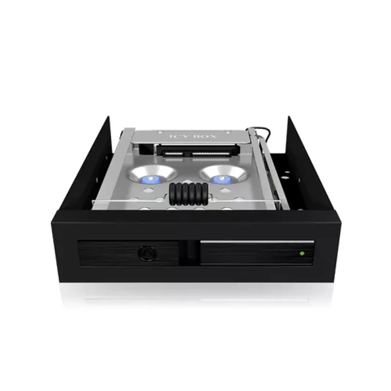 ICY BOX IB-2217ASTS Mobile Storage Rack - 2,5 inch (6,4 cm) do 3,5 inch (8,9 cm) - Czarny