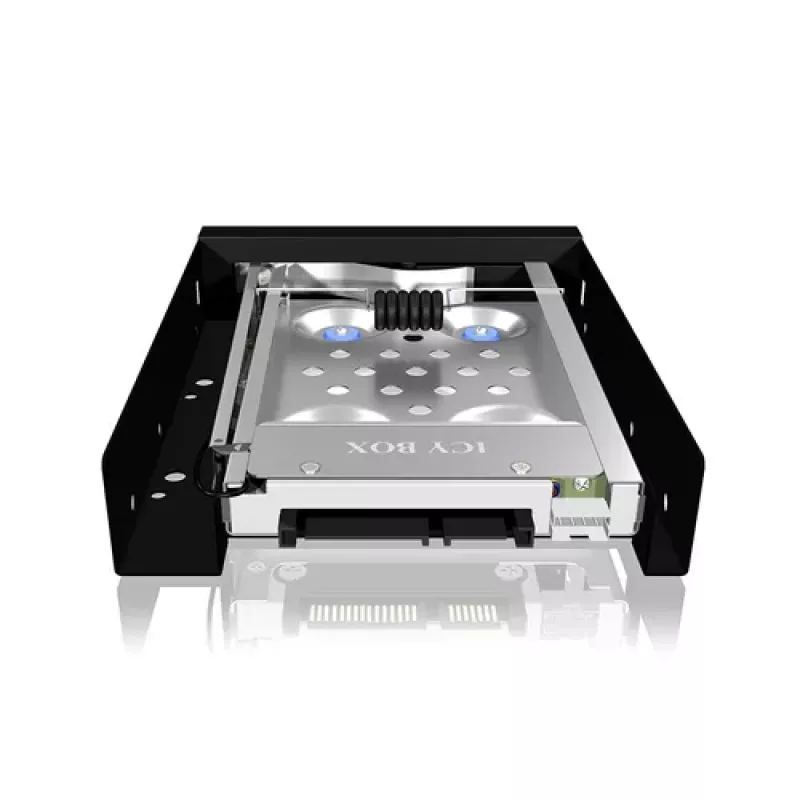 ICY BOX IB-2217ASTS Mobile Storage Rack - 2,5 inch (6,4 cm) do 3,5 inch (8,9 cm) - Czarny