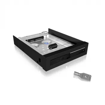 ICY BOX IB-2217ASTS Mobile Storage Rack - 2,5 inch (6,4 cm) do 3,5 inch (8,9 cm) - Czarny