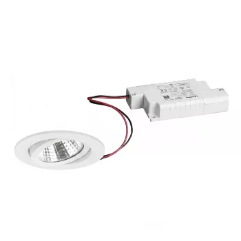 Brumberg Nivalis LED Recessed Spotlight 8W 3000K 650lm White Cut-out 68mm