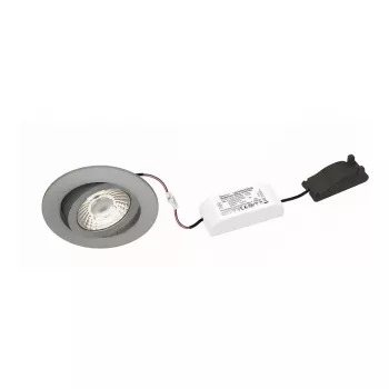 Brumberg Nivalis LED Recessed Spotlight 8W 3000K 650lm Cut-out 68mm Nickel