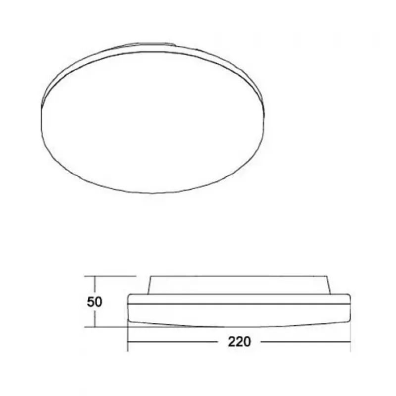 Brumberg 12510073 AB-Downlight BYAM Round White 857 On/Off 15W 230V IP65 LED Downlight