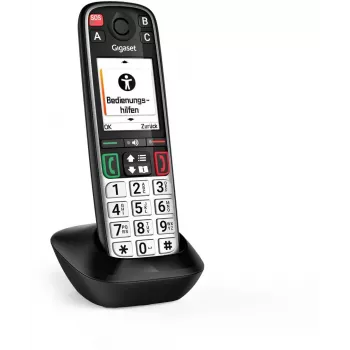 Gigaset EASY 500HX Analog/DECT Telefon Stacjonarny Identyfikacja Rozmówcy Czarny, Srebrny