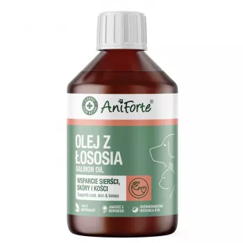 ANIFORTE Salmon Oil - Suplement dla psów i kotów - 250ml